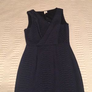 Navy blue maternity dress